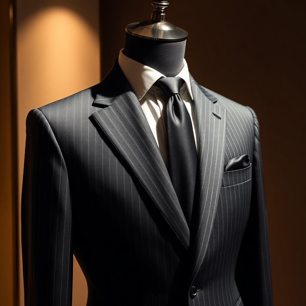 Graphite Pinstripe Suit